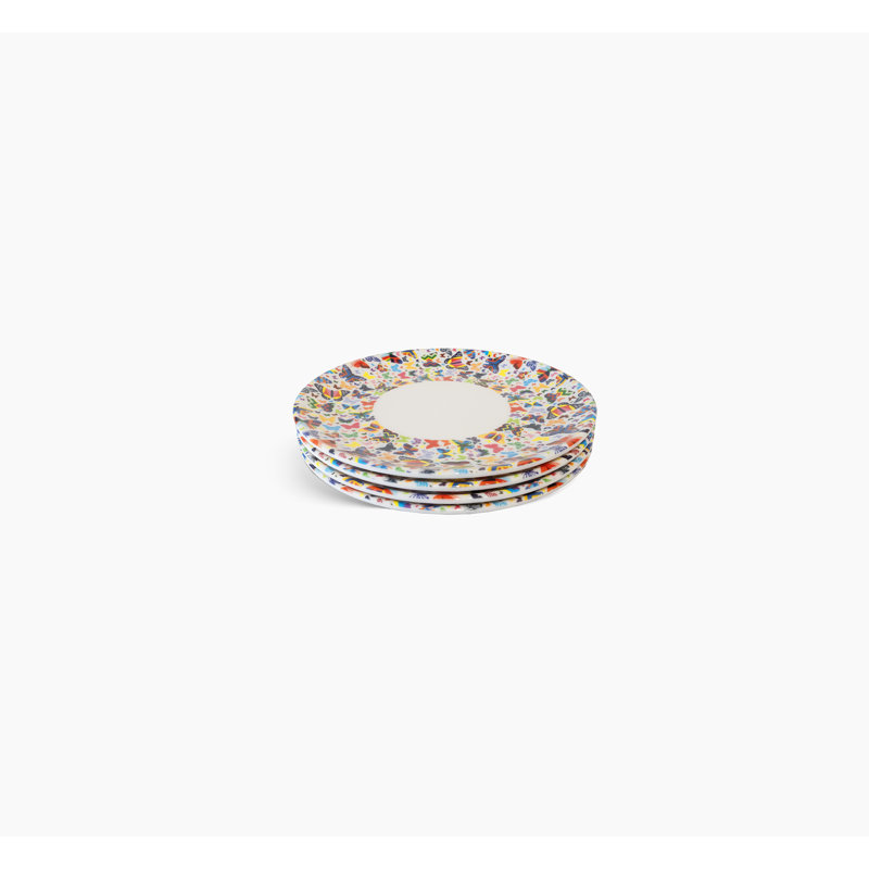 Napperon rond Ovelia, Motif Animal, Arc-en-ciel