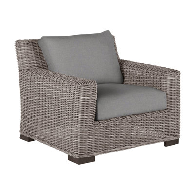 Rustic Woven Lounge Chair