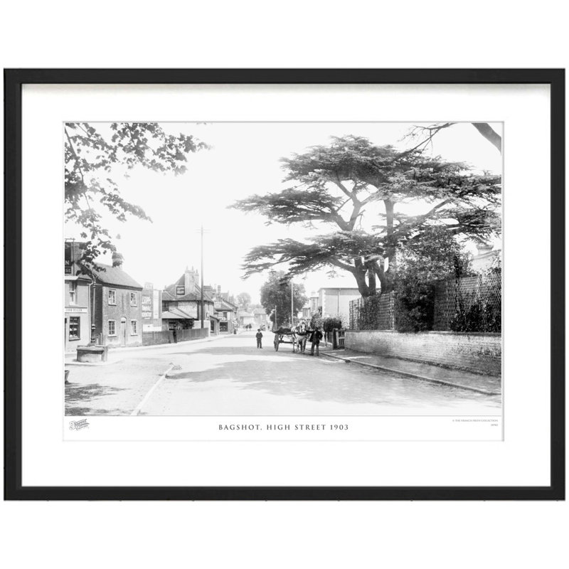 Bagshot, High Street 1903 1 Piece Single Picture Frame Wall Art, 45cm H x 60cm W x 2.3cm D