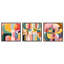 Oliver Gal Palm Springs Scenes Set Abstract - High-Gloss Gel Framed Canvas Art-1558629497-1558629499