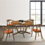 Chaises de salle à manger à dossier ouvert avec accoudoirs en bois d'hévéa et tissu Jeyhan-1774937175-1774937174-1805657381