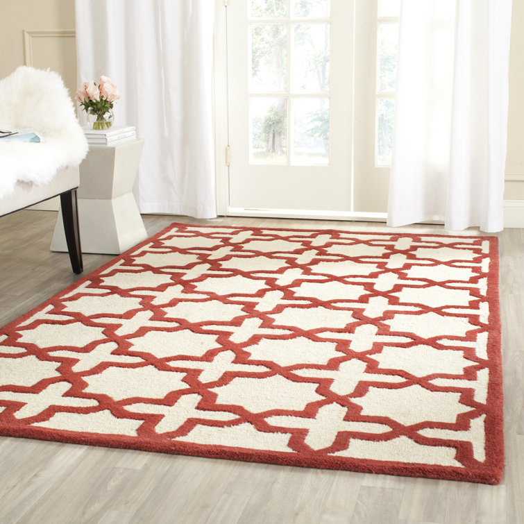 Cannen Hand Tufted Wool Geometric Rug