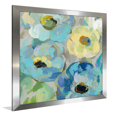 Fleurs fraîches de sarcelle II - reproduction sur toile