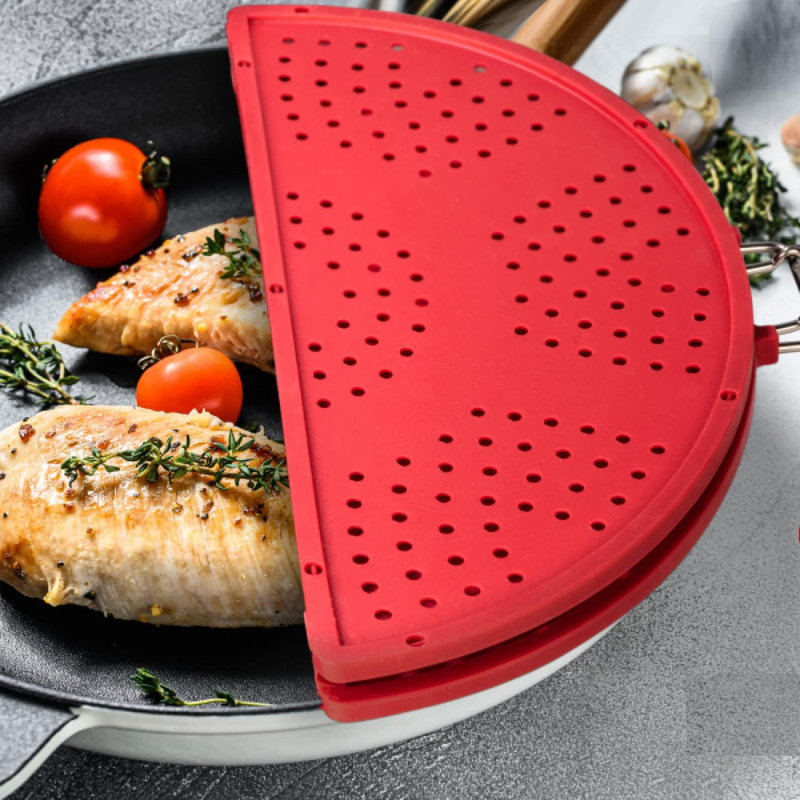 Écran anti-éclaboussures pour écran anti-éclaboussures en silicone pliable