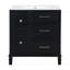 Meuble-lavabo 30 po avec lavabo en céramique-83802159
