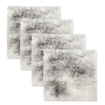 Coussin de chaise en peau de mouton
