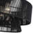 Florell 4 Light Black Extra Large Semi-flush