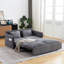 31 lits gigognes réglables avec lit escamotable, tissu en velours côtelé, 2 coussins et poches latérales pour l'ajustement de la décoration intérieure, dispositif escamotable, options de rangement-45809789-45809778