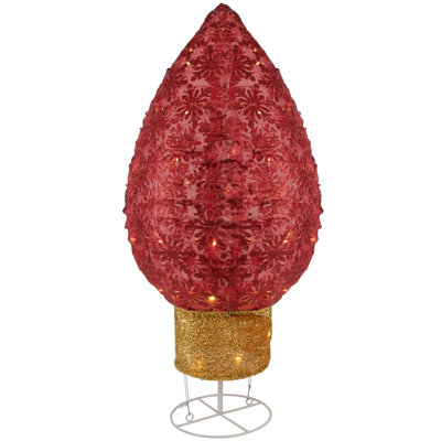 Décoration de Noël d'extérieur à ampoule rétro à DEL