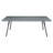 Luxembourg Rectangular Metal Outdoor Dining Table With Umbrella Hole , in. W in. D-86001427-86001433