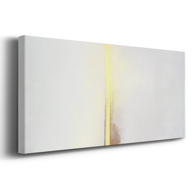 Toile tendue avec châssis abstrait 8 # Abstract Series, H 12 po x l 30 po
