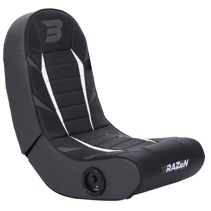 BraZen Python 2.0 Bluetooth Surround Sound Gaming Chair, Black