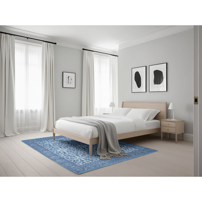 Tapis bleu, Rectangle 5 pi x 7 pi