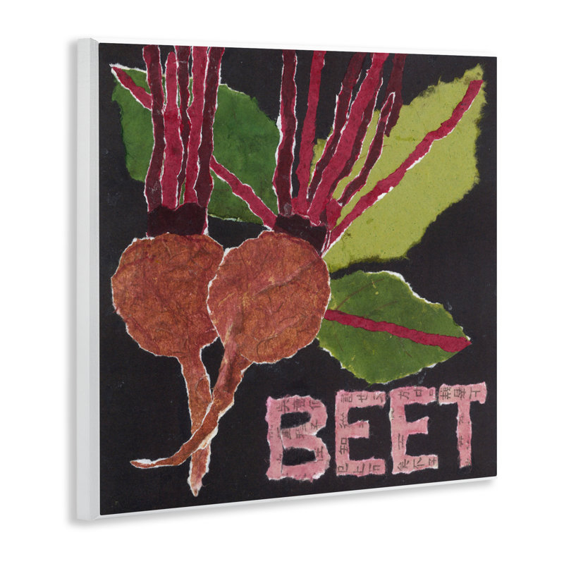 Plaque murale «Betteraves», par Nancy Overton