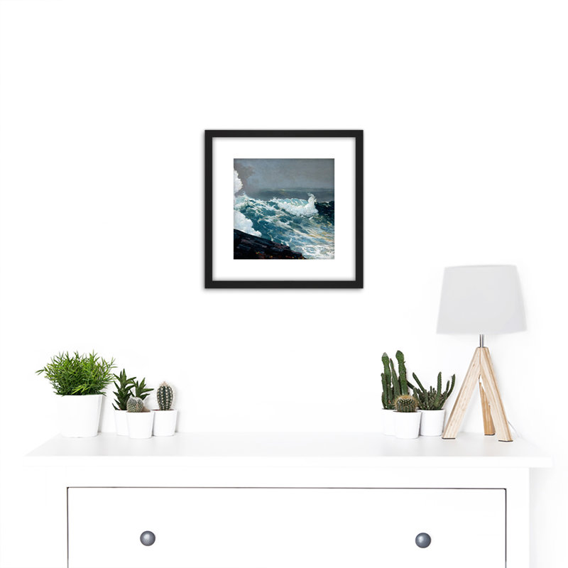 Northeaster Seascape by Winslow Homer - Single Picture Frame Painting