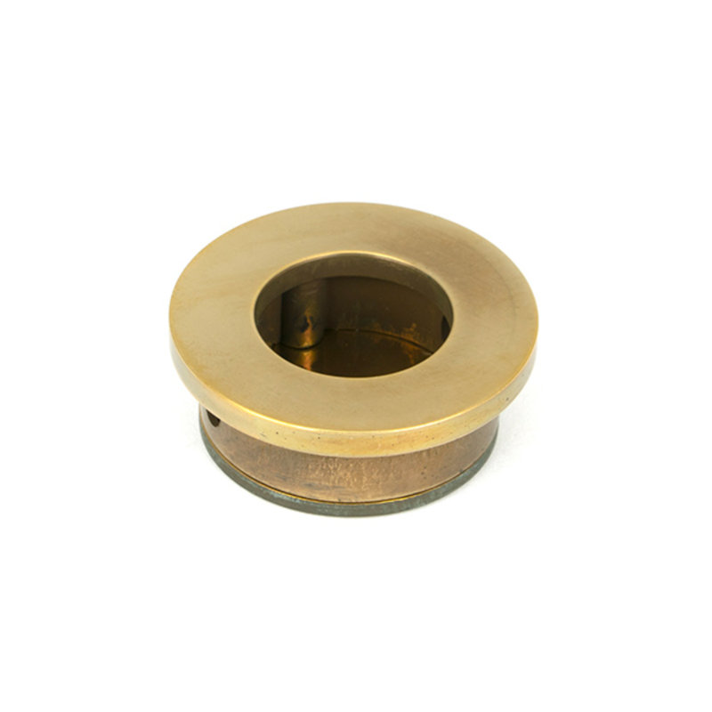 Finger Handle, Aged Brass