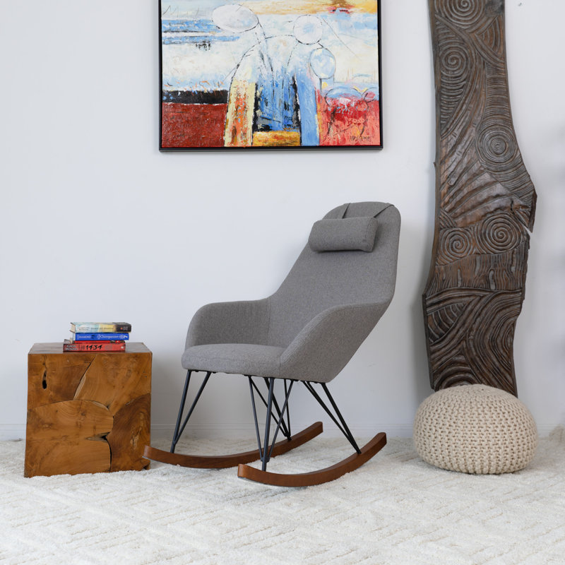 Chaise berçante Mellinger, Lin gris