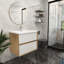 Ensemble de meuble-lavabo mural simple 30 po-70056036