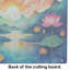 Lotus in Colour Glass Cutting Board Large