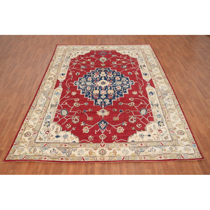 Tapis rouge Oushak 9 x 12