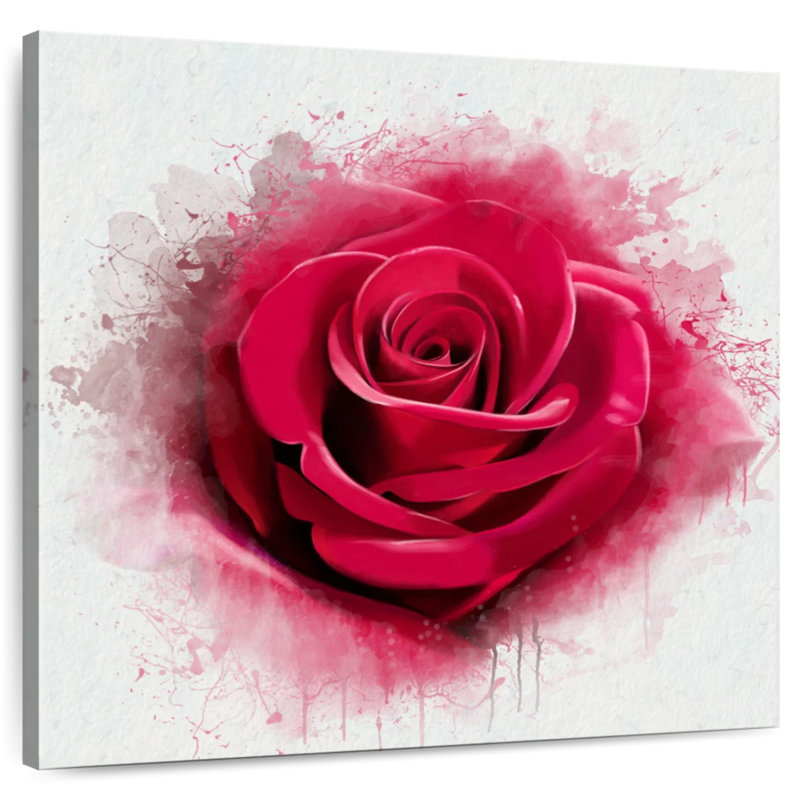Rose rouge Harnek, H 30 po x l 30 po