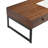 Faye Transitional Rectangular Lift-Up Coffee Table In Walnut Finish With Sintered Stone Panel-467436811