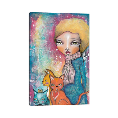 «Cat Girl» par Tamara Laporte - reproduction sur toile tendue