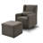 Adrian Swivel Glider and Ottoman-40528498