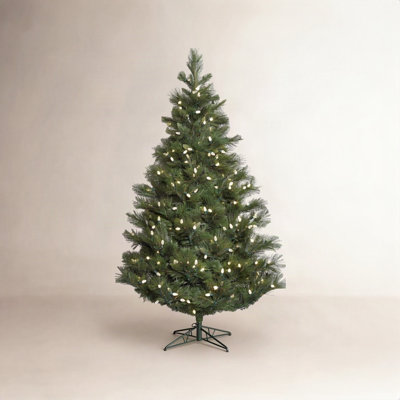 Lighted Pine Christmas Tree