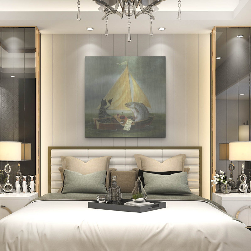 Trinx «The Voyage Of The Antipodean» par Dd Mcinnes, art mural en métal, H 36 po x l 36 po