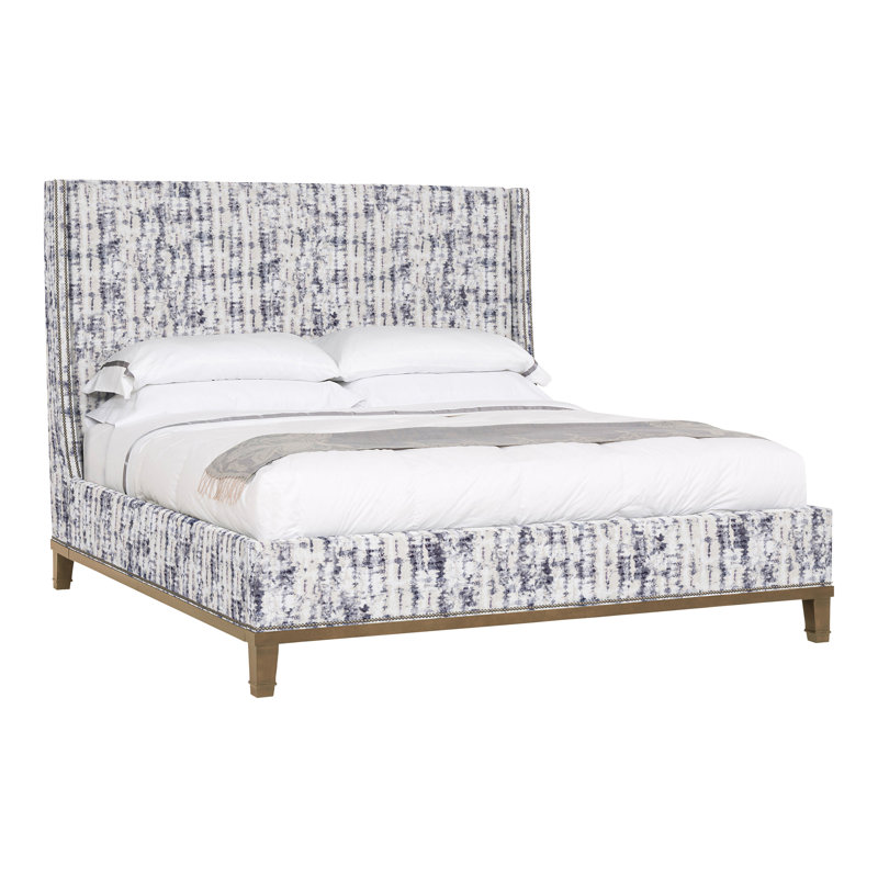 Michael Weiss Solid Wood Wingback Bed, Ozark Marina, Hampton