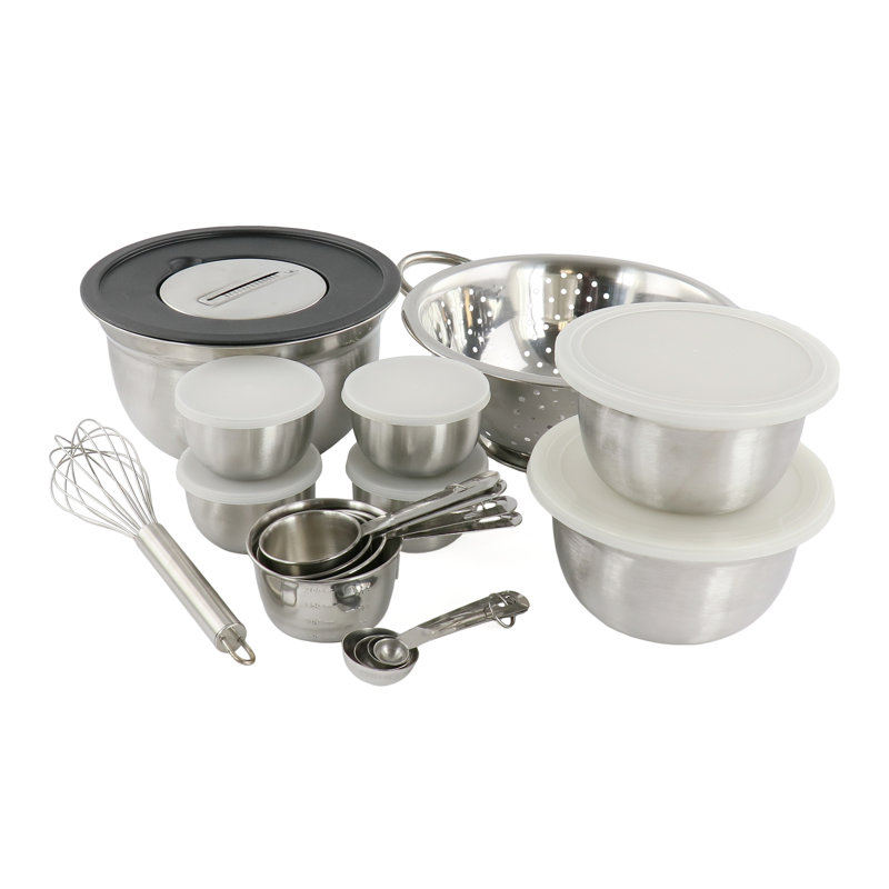 Ensemble 27 pièces d'outils de cuisson tout-en-un - idéal pour la préparation