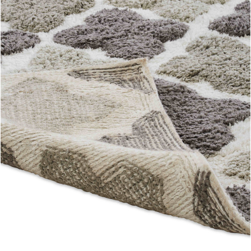 Tapis pour salle de bain Gerow, Gris