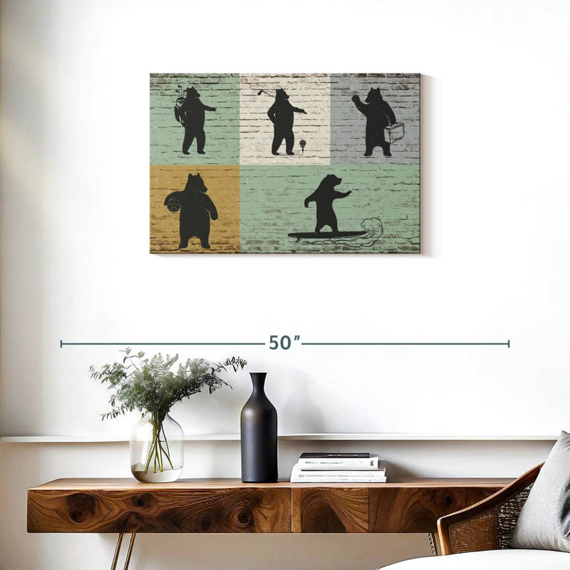 Impression sur toile à thème sport, H 20 po x l 30 po x P 1,25 po
