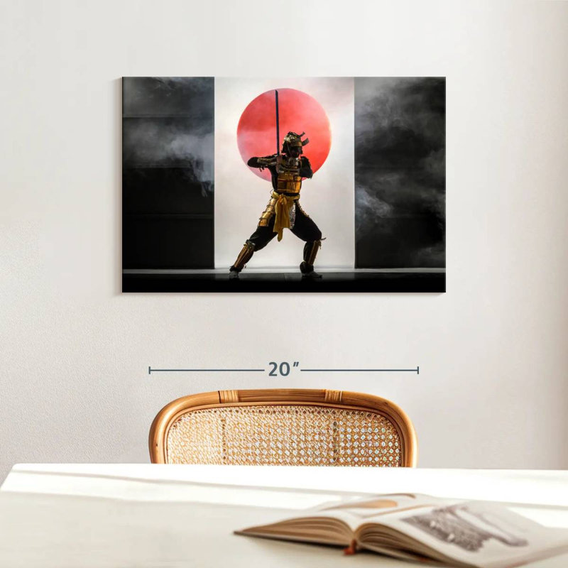 Leisha Samurai Fighting Stance, 16" H x 24" W