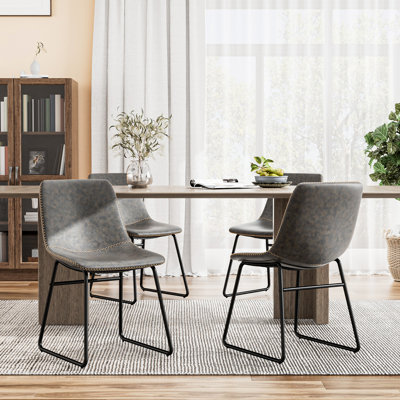 Ipke Faux Leather Upholstered Dining Chair