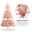 Arbre de Noël artificiel en sapin rose-250869140