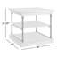Kyler 25.25" H Square End Table-295935111