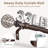 Leaf Wood Grain 1" Single Curtain Rod,Walnut Wood-White,36-120"-2117236546-2117236549