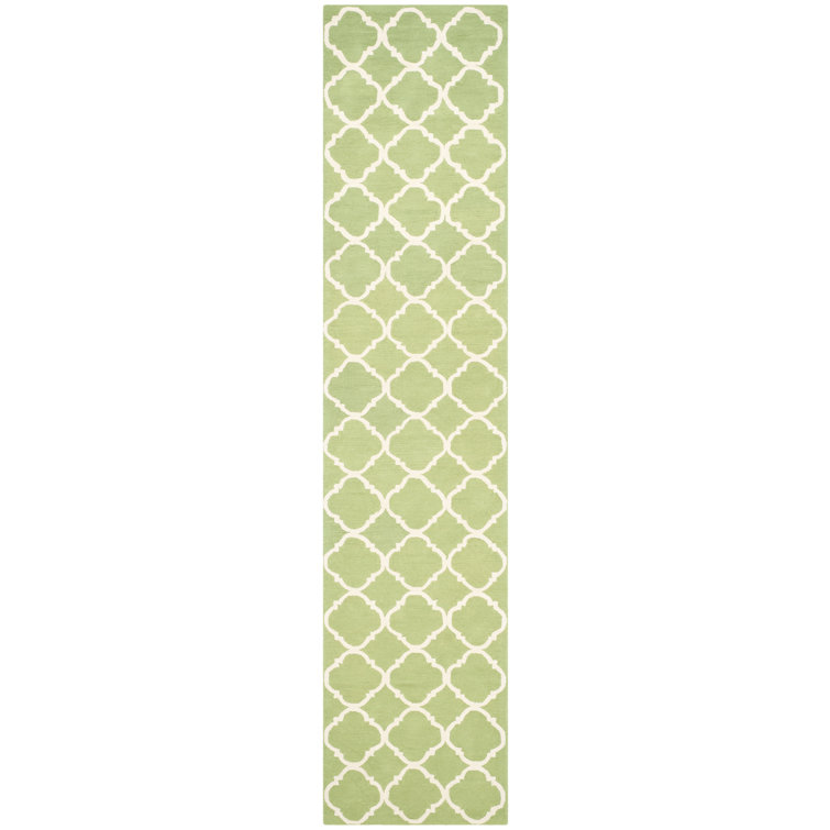 Fullerton Hand Hooked Cotton Pile Geometric Rug