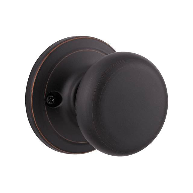 Juno Single Dummy Door Knob, Venetian Bronze