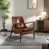 Reddish Brown Faux Leather