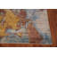 Tapis indien à motif abstrait All-Over