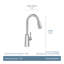 Robinet de cuisine Moen Riley avec technologie Power Clean-70762664
