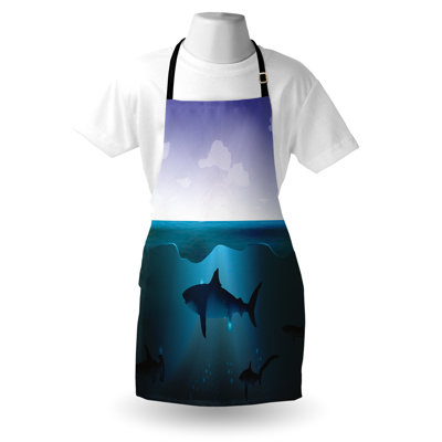 No Pattern Bib Apron
