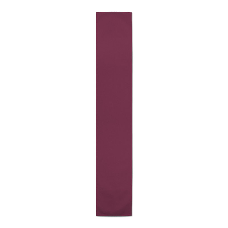 Costantina Rectangle Polyester Table Runner, 16" D x 72" L, Purple