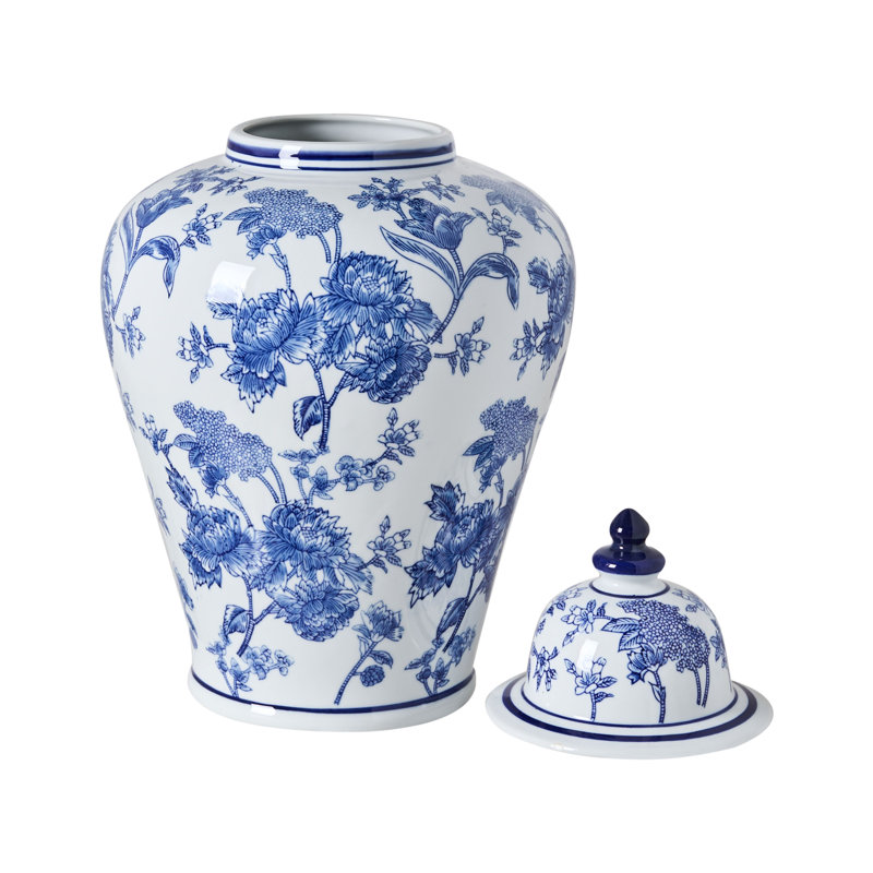 Handmade Porcelain Ginger Jar
