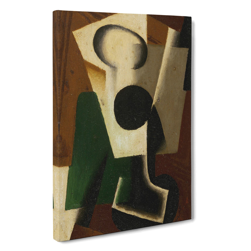 Still Life with a Glass by Juan Gris - Wrapped Canvas, 60cm H x 40cm W x 3cm D