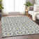 Premium Machine Washable Tweedy Gray Rug