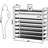 Large 8-Tier Shoe Rack Organizer, Heavy-Duty Stackable Metal Shoe Storage For Closet, Entryway, Garage, Holds Up To 50 Pairs Of Shoes